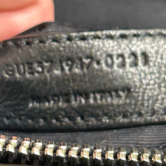 Yves Saint Laurent Black Quilted Lou Large Leather Chain And Leather StrappedBag - Picture 11 of 16